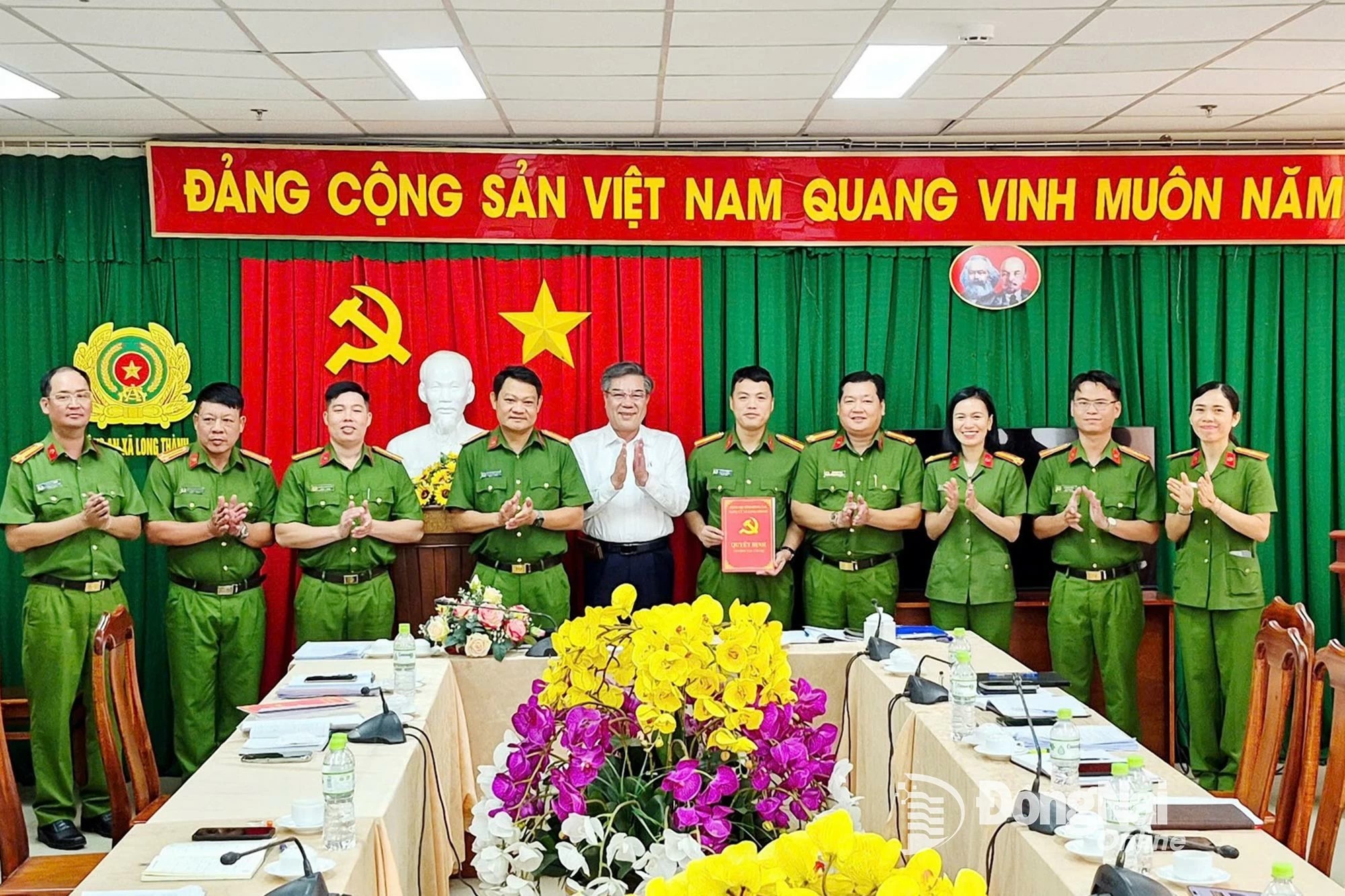 Thành lập Đảng bộ Công an xã Long Thành